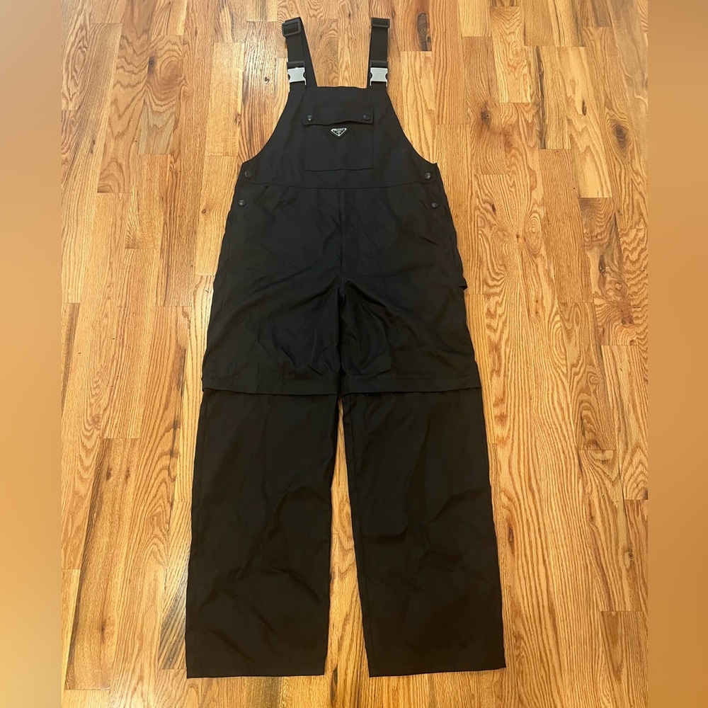 Prada Overalls that turn into shorts -Black